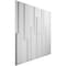 Ekena Millwork Wigan EnduraWall Decorative 3D Wall Panel, White, 19 5/8"W x 19 5/8"H WP20X20WGWH - alternate 6